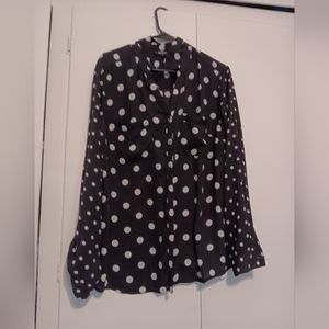 Polka dot blouse